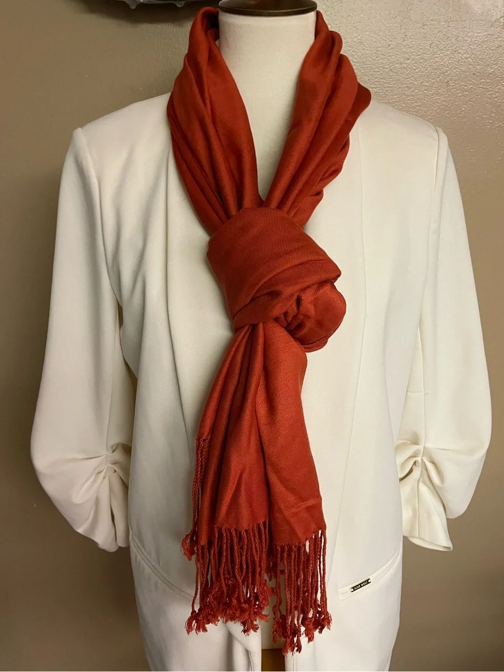 Jones New York Rust Scarf or Shawl